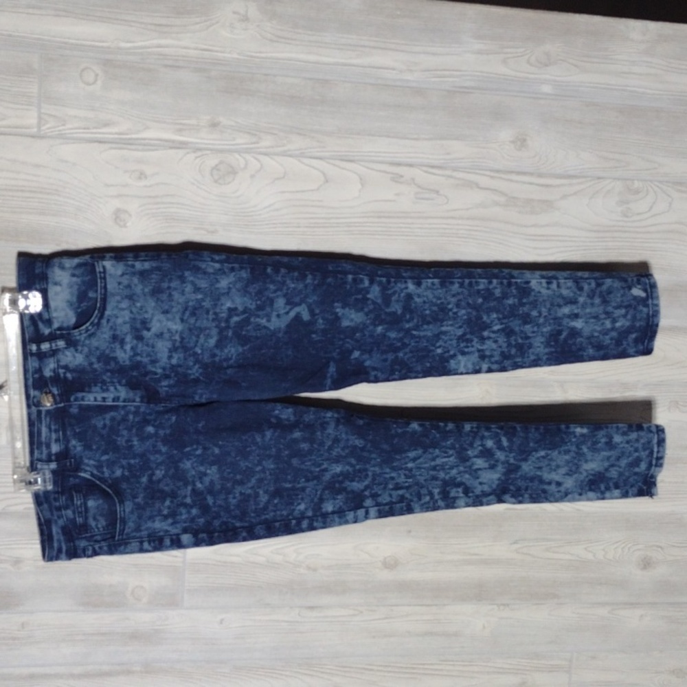 AQ Acid Wash Skinny Jeans